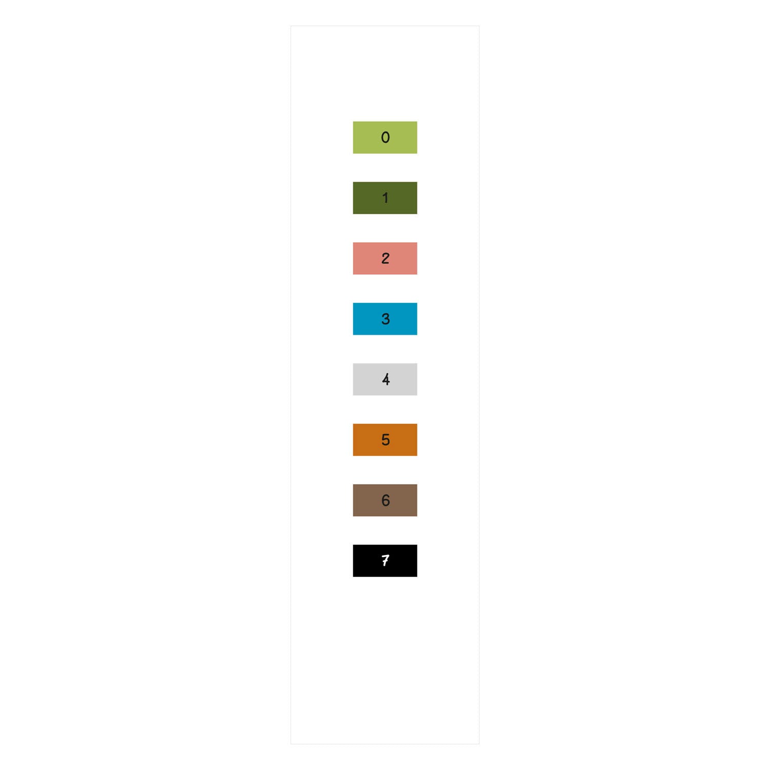 Deltas the most beautiful coloring bookmarks color by number - cats
