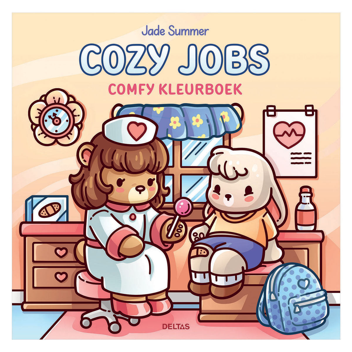 Libro da colorare comodo dei lavori accoglienti di Delta - Jade Summer