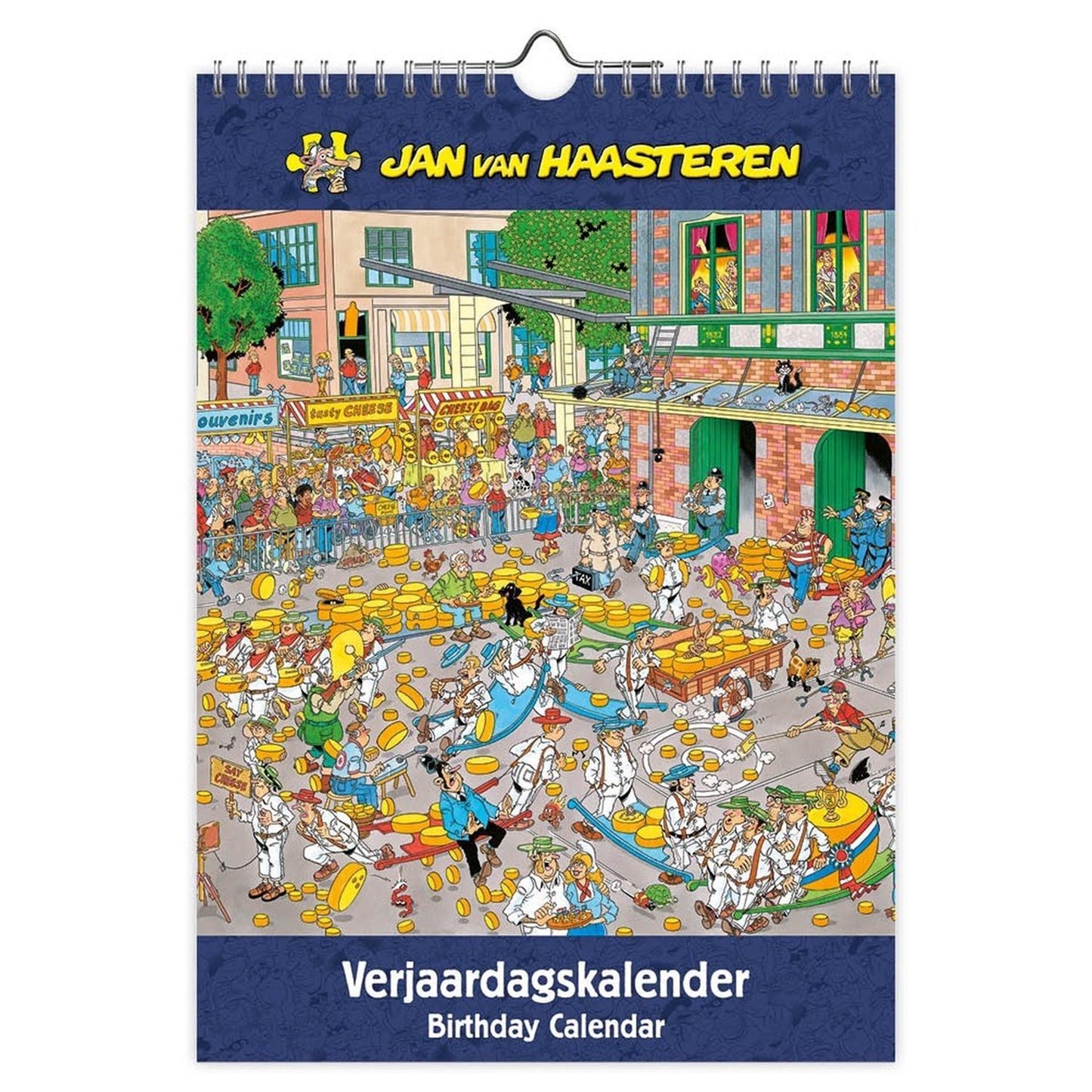 Calendario de cumpleaños A4 de Jan van Haasteren