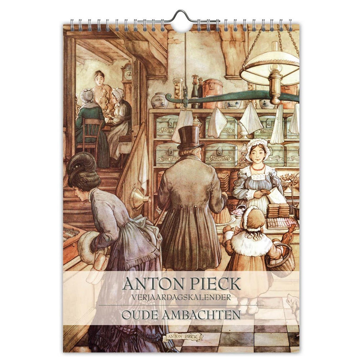 Comello anton pieck 'vecchi mestieri' 18x25cm