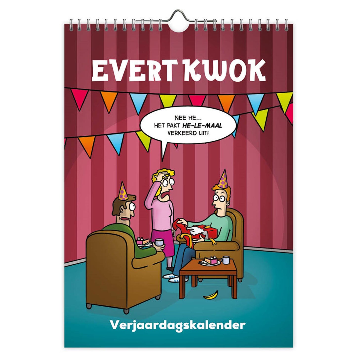 Calendario compleanno Comello evert kwok a4
