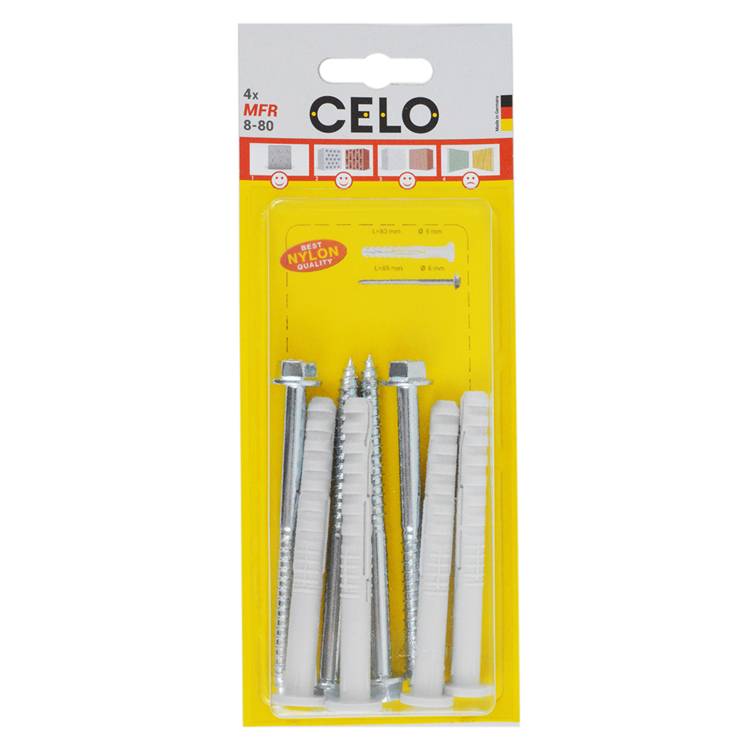 Celo 1065489 - multifunctionele raamplugmfr 8-80 sb tx | 5 stuks