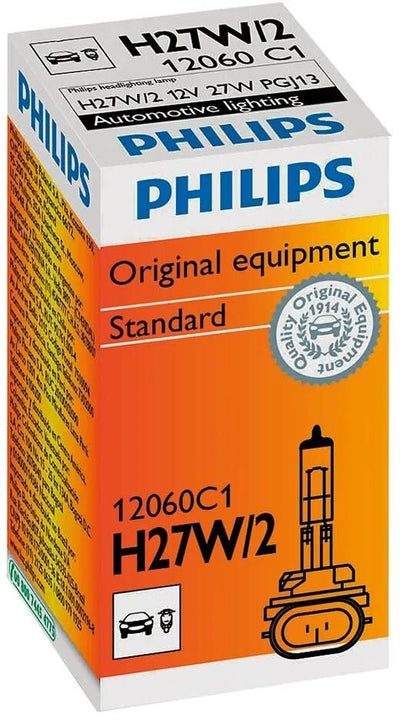 Lámpara halógena para faro Philips h27 w2 12v 27 vatios