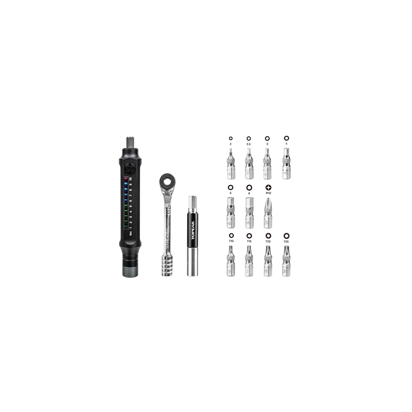 TOPEAK COPUCE CHIECCHE E-TORQBAR 1-10 NM