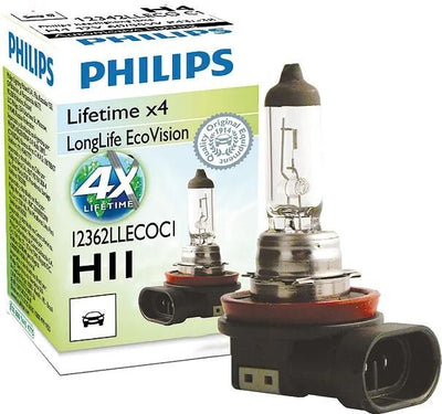 Linterna frontal Philips longlife ecovision h11 longlife eco visio