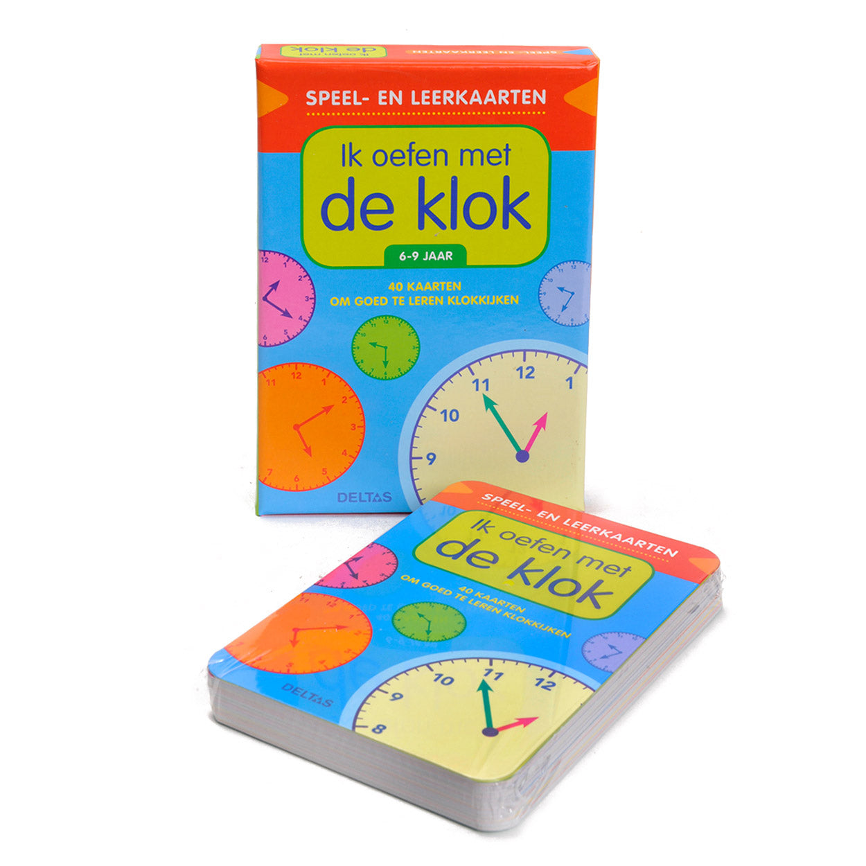 Deltas Ik Oefen met de Klok Speel en Leerkaarten