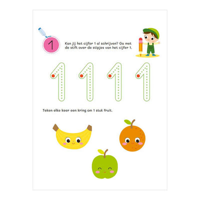Juegos de escribir y contar deltas (3-4 años)