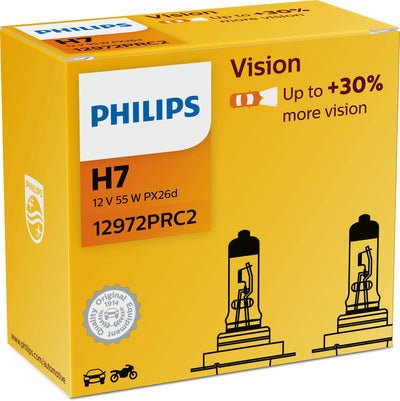 Philips hoofdlamp lamp h-7 vision kit