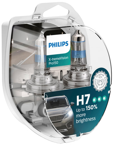 Philips hoofdlamp x-tremevision pro 150 . lamp h7 12v kit xtreme vis.pro150