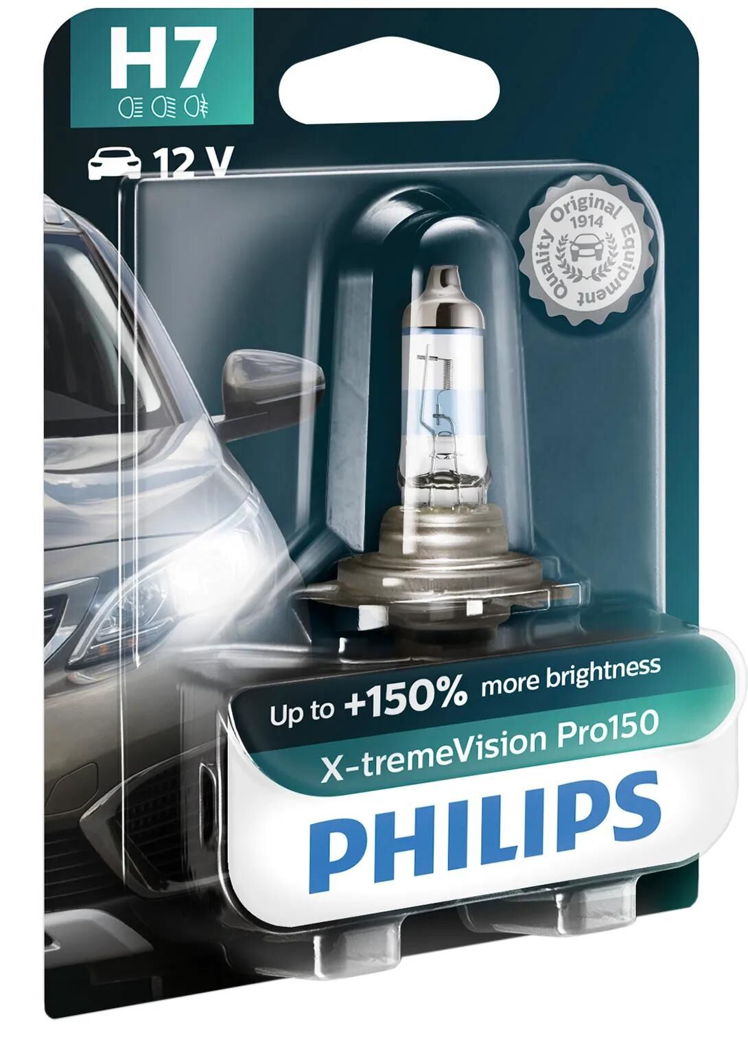 Lampada frontale Philips x-tremevision pro 150 . lampada h7 12v xtreme vis.pro150