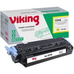 Cartucho de tinta toner vikingo hp q6002a amarillo