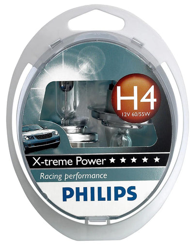 Lampadina faro Philips base h4: p43t-38 12v60 55w