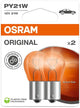 Bombilla OSRAM BOLB 12V 21W 2pcs. Ampolla naranja
