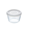 Pyrex schaal met deksel 1,6l ø16x11cm