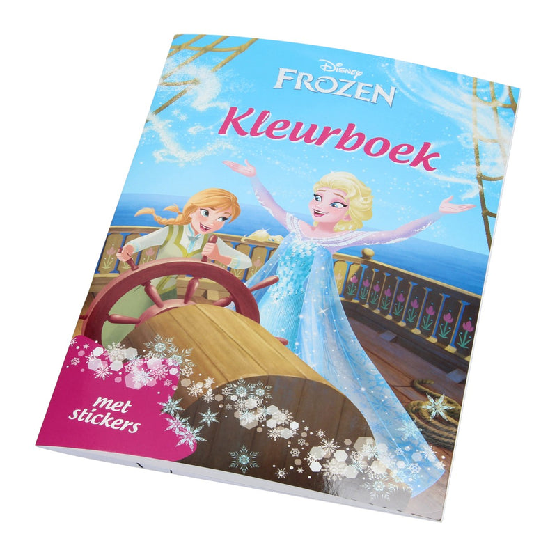 Libri speciali Nederland BV Frozen Colorbook con adesivi