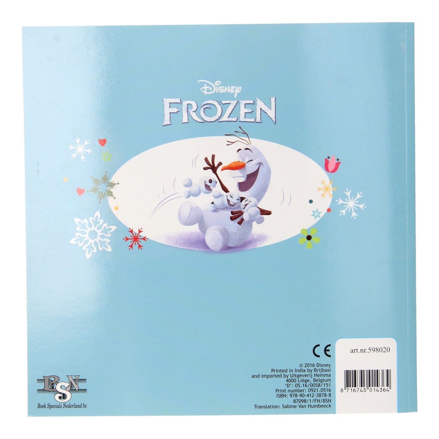 Libro da colorare Disney Frozen Mandala