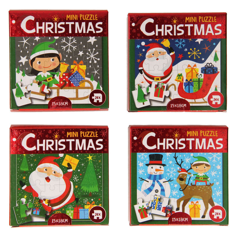 Gana Holanda Mini Puzzle Christmas, 24st.