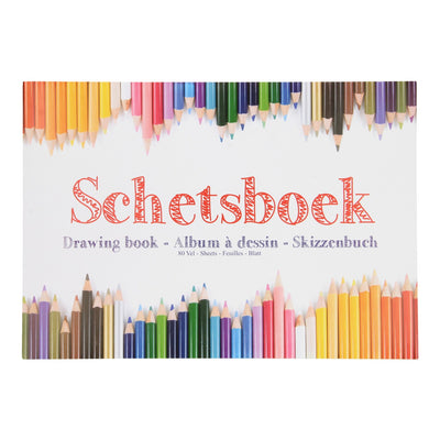 Sketchbook A4, 80 hoja
