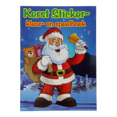 Libro Especiales Nederland bv Christmas Sticking Colorbook