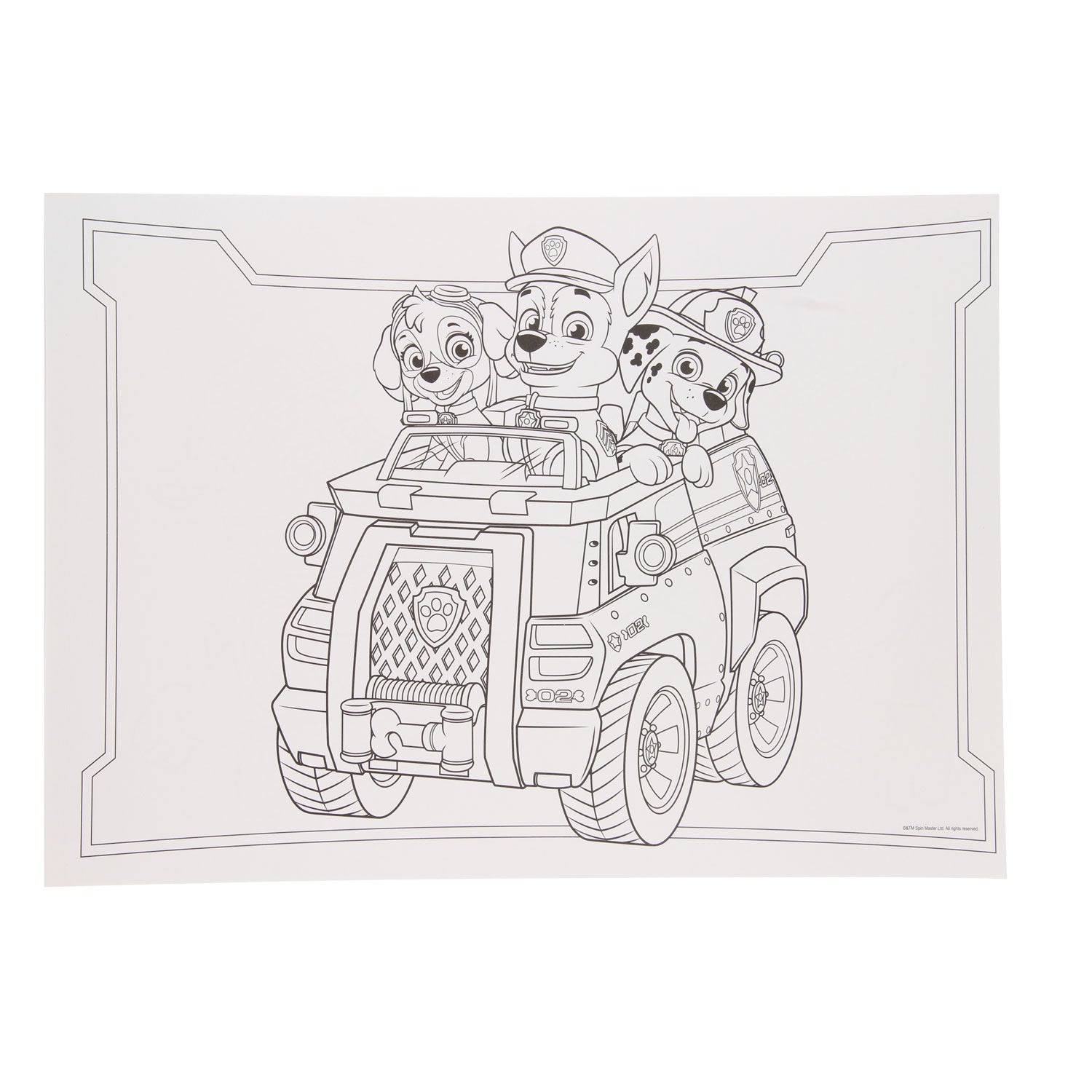 Paw Patrol Patrol Placemat Law Paw Patrol
