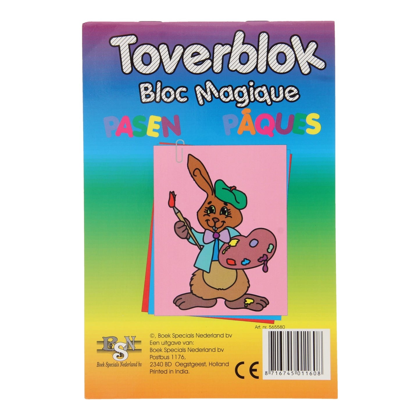 Libro Speciali Nederland BV Magic Scratch Block Easter A5