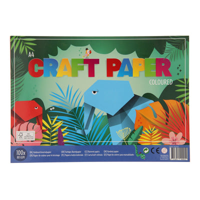 - Craft Paper Junior 21 x 30 cm A4 100 Hojas