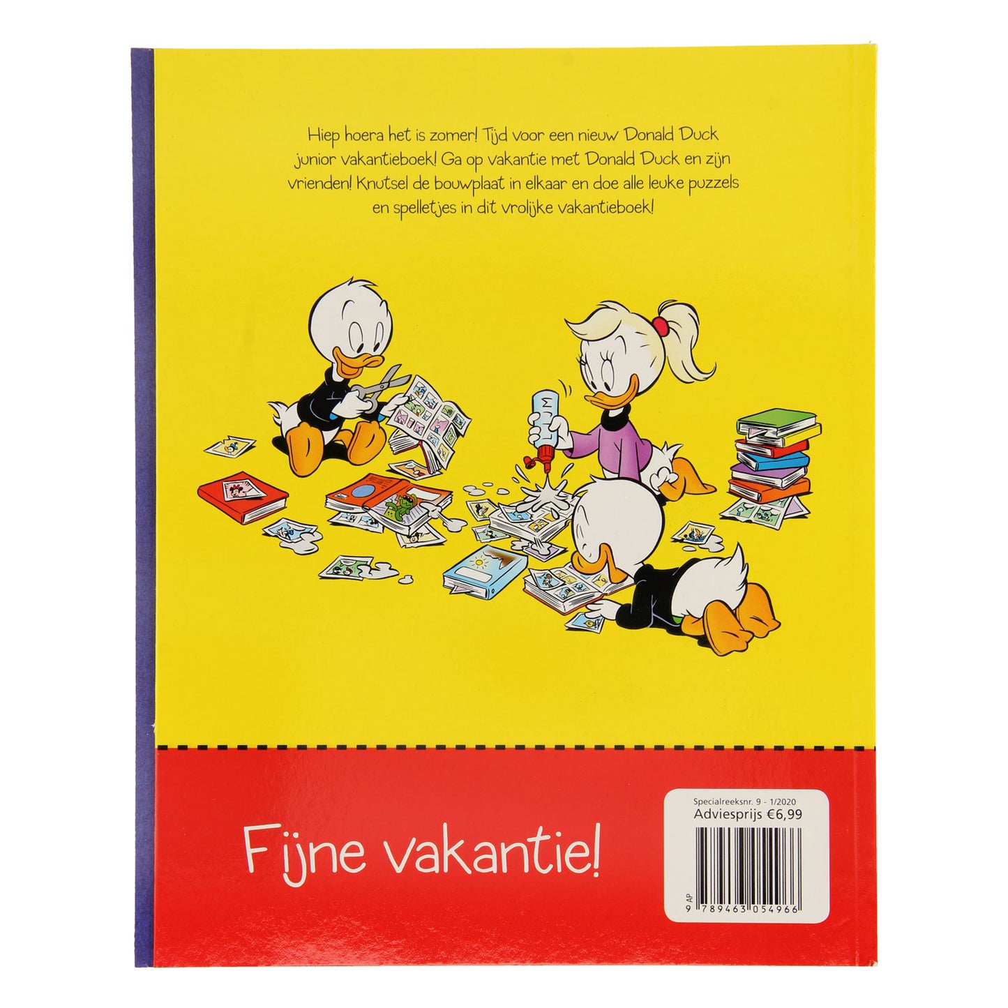 Donald Duck Junior Holiday Book con adesivi