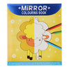 libro para colorear imagen de espejo de dibujo