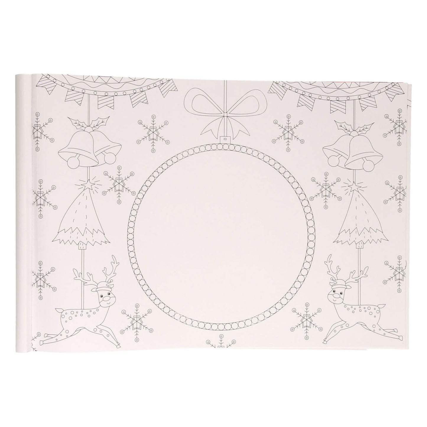 Kleurboek Placemat Kerst, 12st.