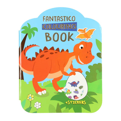 Fantastic Color and Sticker Book - Dinosaurus