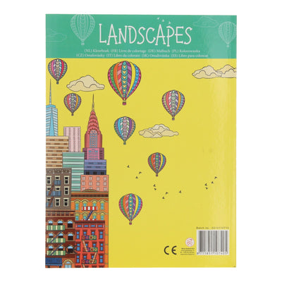 Paesaggio del libro da colorare