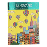 Coloring book Landscape - afbeelding 1