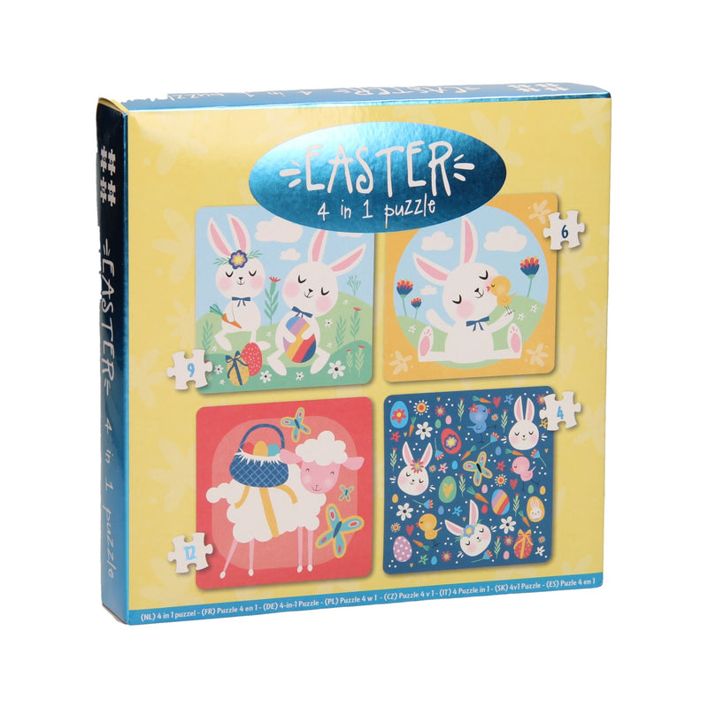 Pasqua del puzzle per bambini, 4in1