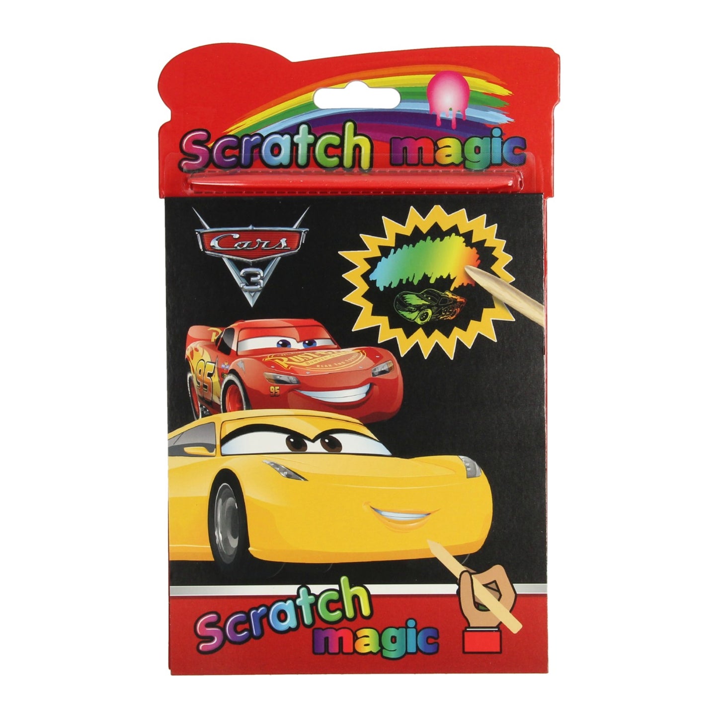 Libro speciali Nederland BV Walt Magic Scratch Blok Cars