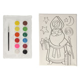 Canvas Sinterklaas Painting Set - afbeelding 1