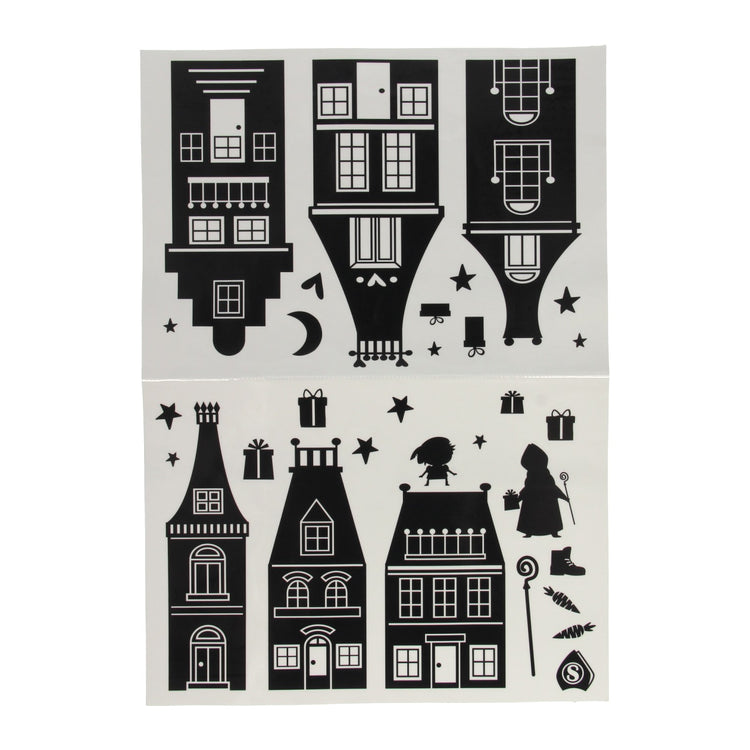 Silhouette Window Adesions Sinterklaas