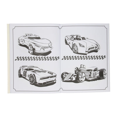 Ruote calde del Super Color Colorbook con matite
