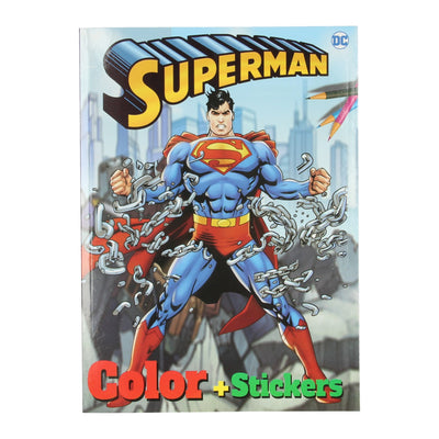 Warner Bros Color Kleurboek Superman met Stickers