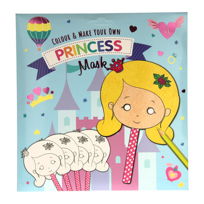 Colora e crea le tue maschere - Princess, 4st.