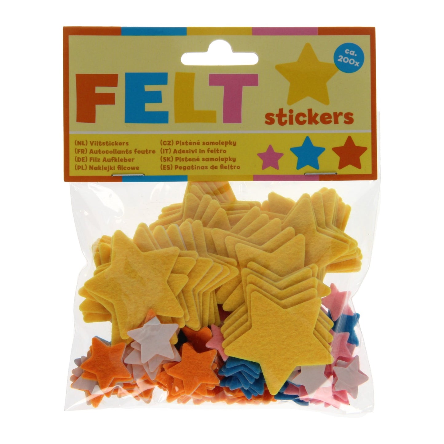 Gana Holanda Viltstickers - Stars, 200st.