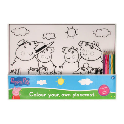 Placemat Kleuren Peppa Pig