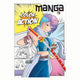 Speciali libri Libro da colorare d'azione a colori manga Netherlands BV
