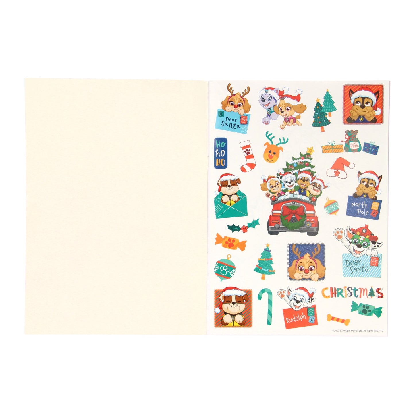 Wins holland kerst kleurboek + stickers