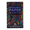 Wins holland transparant papier gekleurd, 10st.