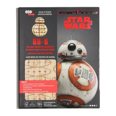 Star Wars BB-8 Deluxe Book con modelo de construcción de madera