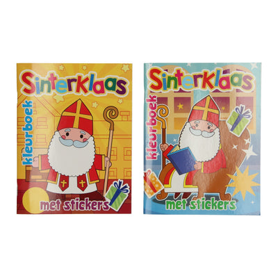 Prenota speciali Paesi Bassi, ad esempio il libro da colorare di Sinterklaas con adesivi