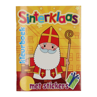 Prenota speciali Paesi Bassi, ad esempio il libro da colorare di Sinterklaas con adesivi