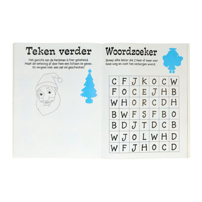 Especialidades de libros Nederland bv actividades fantásticas de calcomanías diversión navideña
