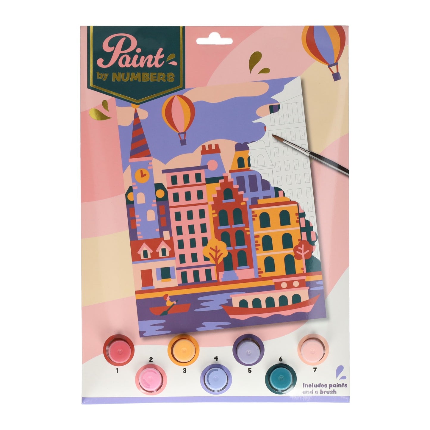 Vince il set di colori per dipingere l'Olanda in base ai numeri