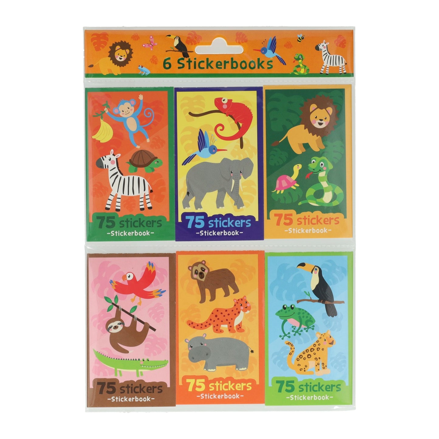 Mano adesivo -Opuscoli Wild Dieren, 6st.